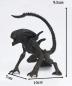 Preview: Alien Sammler Figur 3D Skulptur Schwarz Sci-Fi