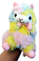 Preview: Alpaca Handspieltier Rainbow シ Plüsch Handpuppe Alpaka