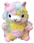 Preview: Alpaca Handspieltier Rainbow Plüsch Handpuppe Alpaka