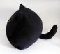 Preview: Nemuneko Schwarze Katze Samt Plüsch 40 cm groß Kawaii Süße Katze