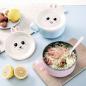 Preview: Ramen Schüssel Set | Süßer Hase | Edelstahl - Box |  Farbenwahl