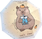 Preview: Automatik Regenschirm, UV Sonnenschirm - Anime Hamster Nice Time Taschenschirm Knirps Unisex