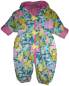 Preview: Schneeanzug Kleinkinder Rosa Blumen Einzelstück größe 80