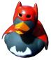 Preview: Batman Quietscheentchen Badeente Motiv Quietscheente 5 cm