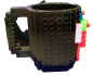 Preview: Trinkbecher - Kaffeebecher Bausteine -DIY 3D - 350 ml - Schwarz