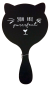 Preview: Black Katzen Handspiegel You Are puurfect Holzspiegel