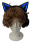 Preview: Bluetooth-Kopfhörer, Katzen Ohren LED Wireless Gaming Headset Kopfhörer für Smartphones/Laptop/Tablet