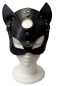 Preview: Cat - Ledermaske mit Nieten - Katzen Clubmaske - Cosplay Maske verstellbar