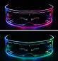 Preview: Cyber LED Visior Goggles Brille Endzeit LED Visor Brille