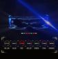 Preview: Cyber LED Visior Goggles Brille Endzeit LED Visor Brille