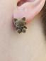 Preview: Hello Kitty Flock Ohrstecker ☆ Flock Plüschohrringe Hello Kitty