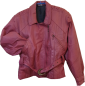 Preview: Exclusive Damen Echt Lederjacke Vintage Lederjacke in Rot