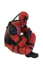 Preview: Deadpool Deko Figur Kantensitzer | Desktop -Auto Figur sitzend - mit Box