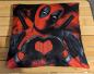 Preview: Deadpool Deko Kissenbezug Love 40x40 Sofakissen Bezug