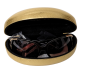 Preview: Design Damen Sonnenbrille Sarah Kern mit Goldenem Hartschalen Etui