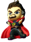 Preview: Doctor Strange Motiv Avenger 3D Anhänger mit Schlüsselring infintiy WAR