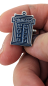 Preview: Doctor WHO Tardis Police Box Metall Manschettenknöpfe Blau Silber