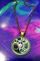 Preview: Doctor Who - GALLIFREYAN Time Lord  HALSKETTE  Glascabochon Blau Bronze