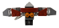Preview: Falcon Metall Schlüsselanhänger LOZ Bausteine Set DIY Geschenk