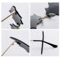 Preview: Fledermaus Vampir Sonnenbrille Gothic Brille Unisex Schwarz