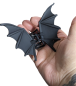 Preview: Fledermaus Haarklammer – Gothic Haar Accessoire Schwarz Metall groß