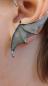 Preview: The Night With Ohr Clip Ohrring Fledermaus - Alchemy Gothic - Fluoreszierend