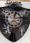 Preview: Game of Thrones Vinyl Schallplatten Schild Uhr Häuser Wappen Deko