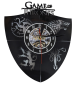 Preview: Game of Thrones Vinyl Schallplatten Schild Uhr Häuser Wappen Deko