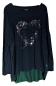 Preview: Damen Longshirt Bluse Gina Benotti 52-54 schwarz mit Pailletten