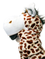 Preview: Handspielpuppe Giraffe Handpuppe mit Klappmaul
