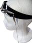 Preview: Punk Industrial Haarreif Schwarz-Silber – Spike-Design mit Ketten