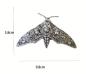 Preview: Haarspange Silber Motte Viking, Gothic, Vintage Haarschmuck