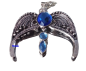 Preview: Harry Potter Ψ Ravenclaw Diadem Halskette Phönix Ψ Silber - Blau