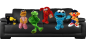 Preview: Kermit der Frosch Muppet Show Handpuppe Handspieltier mit Klappmaul