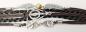 Preview: HARRY POTTER Leder Armband Infinity Schnatz Schwarz Silber