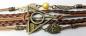 Preview: HARRY POTTER  Leder Armband Heiligtümer des Todes Infinity Schnatz braun