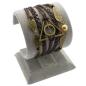 Preview: HARRY POTTER  Leder Armband Heiligtümer des Todes Infinity Schnatz braun