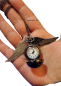 Preview: Harry Potter Snitch Quidditch Kette mit Uhr Goldener Schnatz Metall - Silber