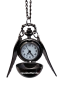 Preview: Harry Potter Snitch Quidditch Kette mit Uhr Goldener Schnatz Metall - Silber