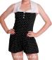 Preview: Damen Playsuit Hell Bunny | Kai Badeanzug | Polka Dot 50s Rockabilly 5302 L/XL