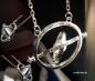 Preview: Harry Potter Hermines Zeitumkehrer Silber Zeitwandler Halskette Sanduhr