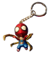 Preview: IRON Spider-Man Avenger 3D Metallic Motiv Anhänger mit Metall-Schlüsselring