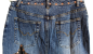 Preview: Jeans Mini Rock für Frauen | blue Stretch Denim mit Nieten | von  C.L.Y.S.