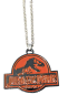 Preview: Jurassic Park T-Rex Medaillon Kette | Silber | Farbwahl | Reusbetter