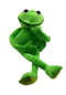 Preview: Kermit der Frosch Muppet Show Handpuppe Handspieltier mit Klappmaul