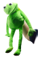 Preview: Kermit der Frosch Muppet Show Handpuppe Handspieltier mit Klappmaul
