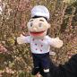 Preview: Handspielpuppe Koch Handpuppe mit Klappmaul 30cm