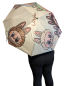 Preview: Labubu Monster Anime Unisex Automatik Regenschirm und UV Sonnenschirm