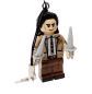 Preview: LOKI TVA LOZ Schlüsselanhänger Set mit Waffen Lego Motiv Handy Anhänger