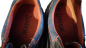 Preview: Herren Sneaker London Männer Schuhe gr.44 Dunkelblau /Orange